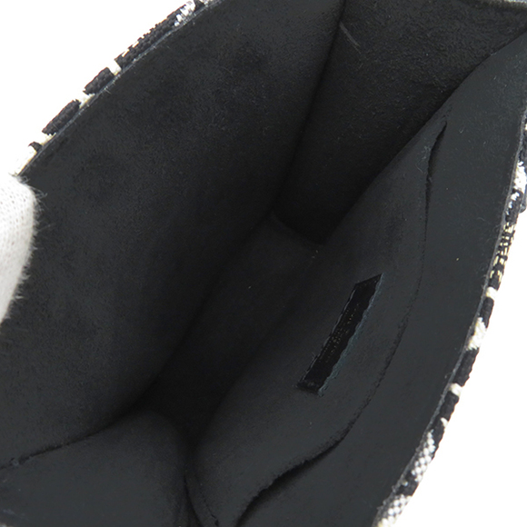 Louis Vuitton Petite Sac Plat Monogram Jacquard Shoulder Bag Black - Picture 7 of 8